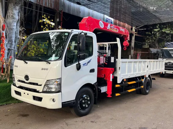 Xe Tải Hino 3 Tấn 5 Gắn Cẩu Unic 344 | Xe Tải Hino XZU720